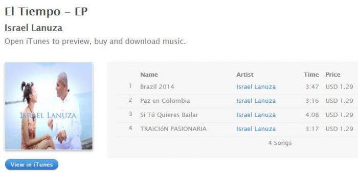 El Tiempo - EP by Israel Lanuza on Apple Music - Google Chrome-r7ibw