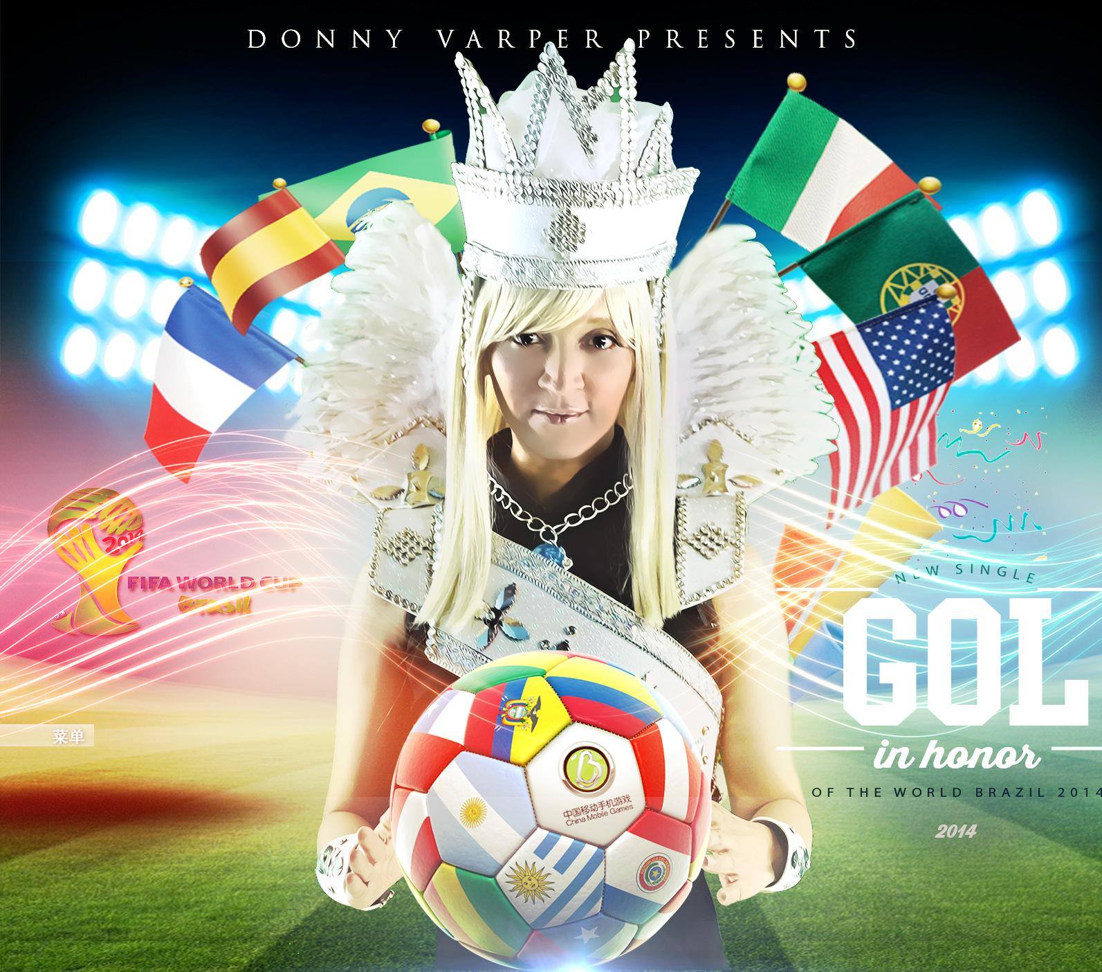 Alisten sus ojos y oídos, Donny Varper tiene nuevo video y es sobre la Copa Mundial Brasil 2014