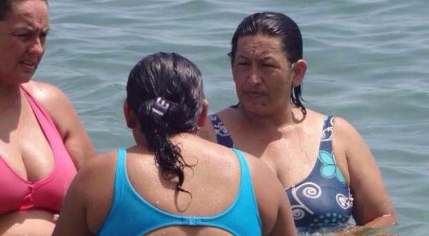 Fue retocada la foto de la doble de Chávez?