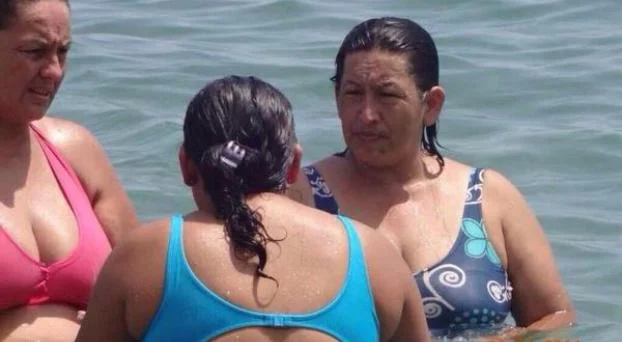 Fue retocada la foto de la doble de Chávez?