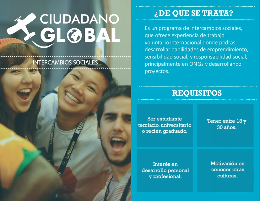 Queres viajar como voluntario? Aquí te damos una opción
