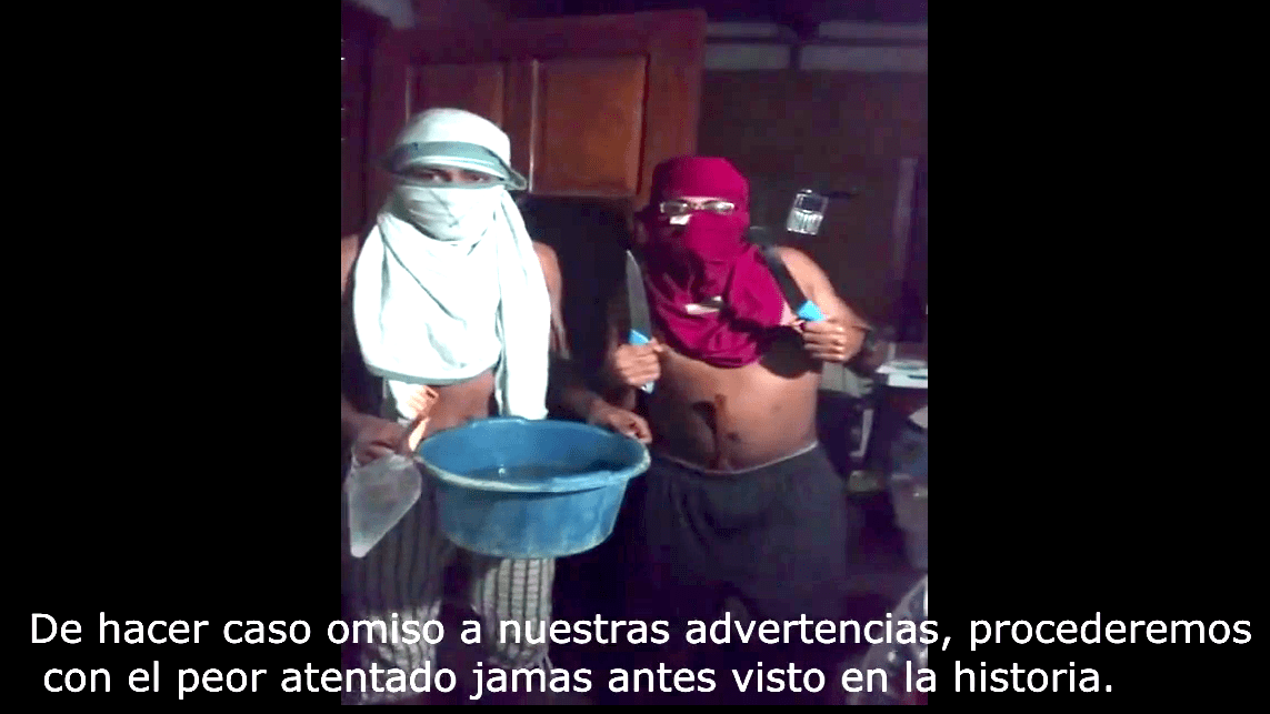 Video broma de Al Qaeda amenazando al Presidente por el Canal
