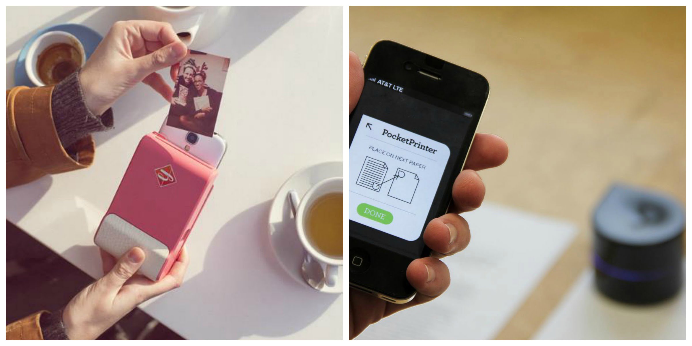 Dos impresoras portátiles del futuro: Prynt y Zuta Pocket Printer