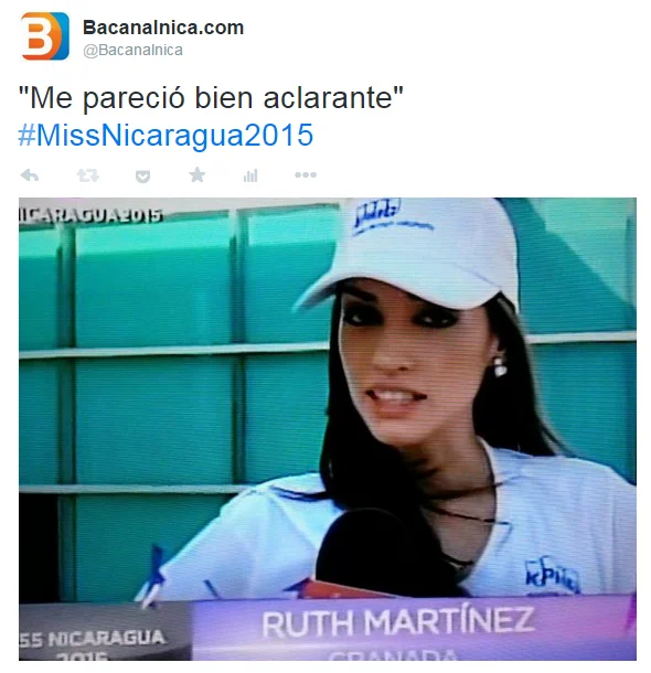 Así estuvo Miss Nicaragua 2015 (el Tweetcast)