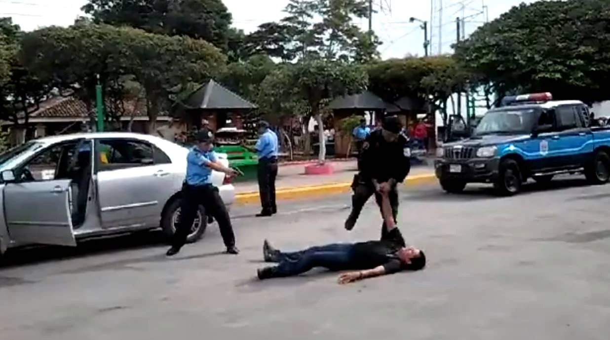 Este video no es una película de acción, es la Policía de Nicaragua