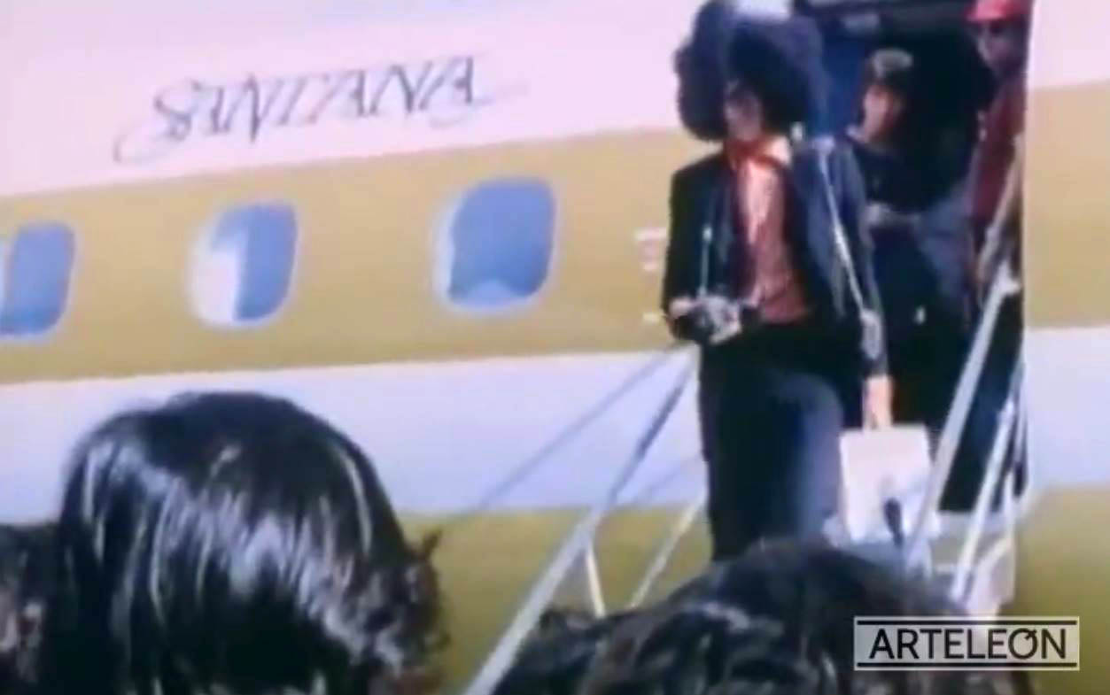 Un video de la venida de Santana a Nicaragua en 1973