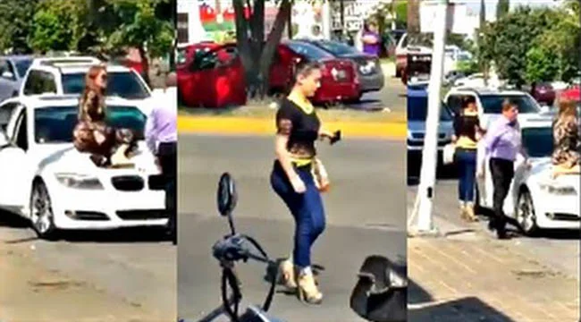 Dos mujeres y un BMW. México tiene un nuevo héroe nacional (video)