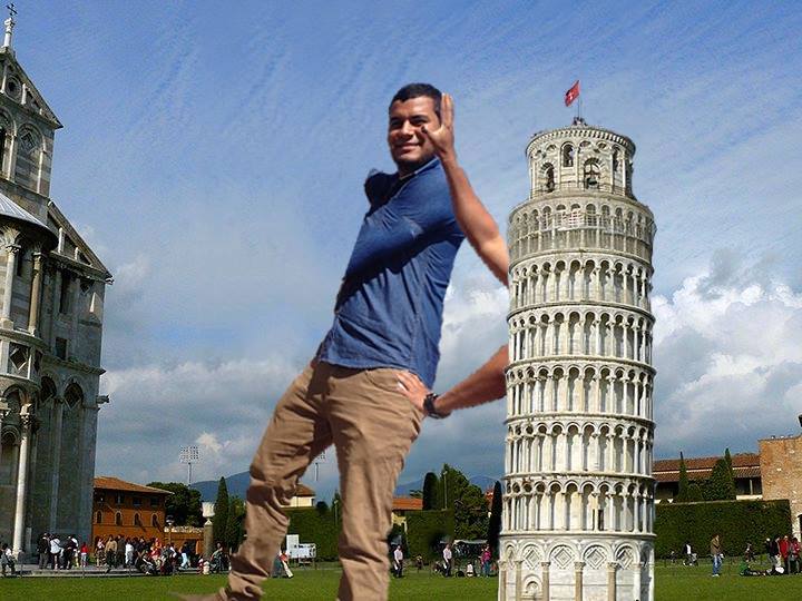 Macuto Manzanares y su foto en Italia es la primer «Photoshop Battle» de Nicaragua