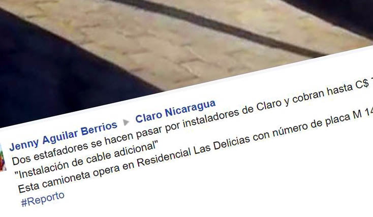 Otra denuncia de unos supuestos trabajadores de Claro que en realidad andan robando