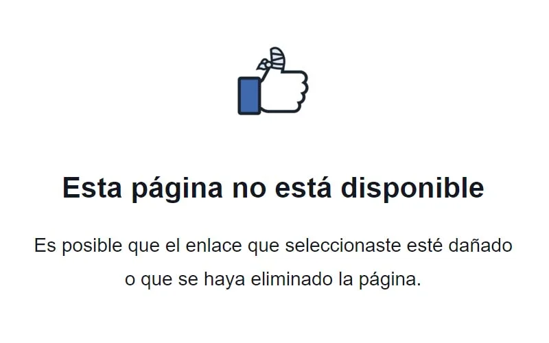 La página de 100% Noticias desapareció porque llegó al tope permitido por Facebook?