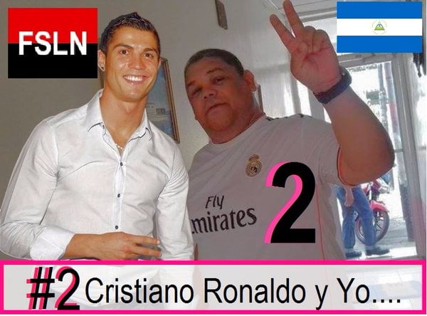 Advertencia, esta foto de CR7 es falsa y el autor es político (cuidado la cartera)