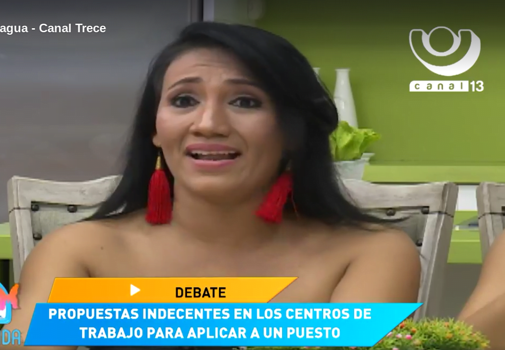 Suyen Cortez tiene que decirle a la Policía cuál Canal de TV exige sexo a las presentadoras