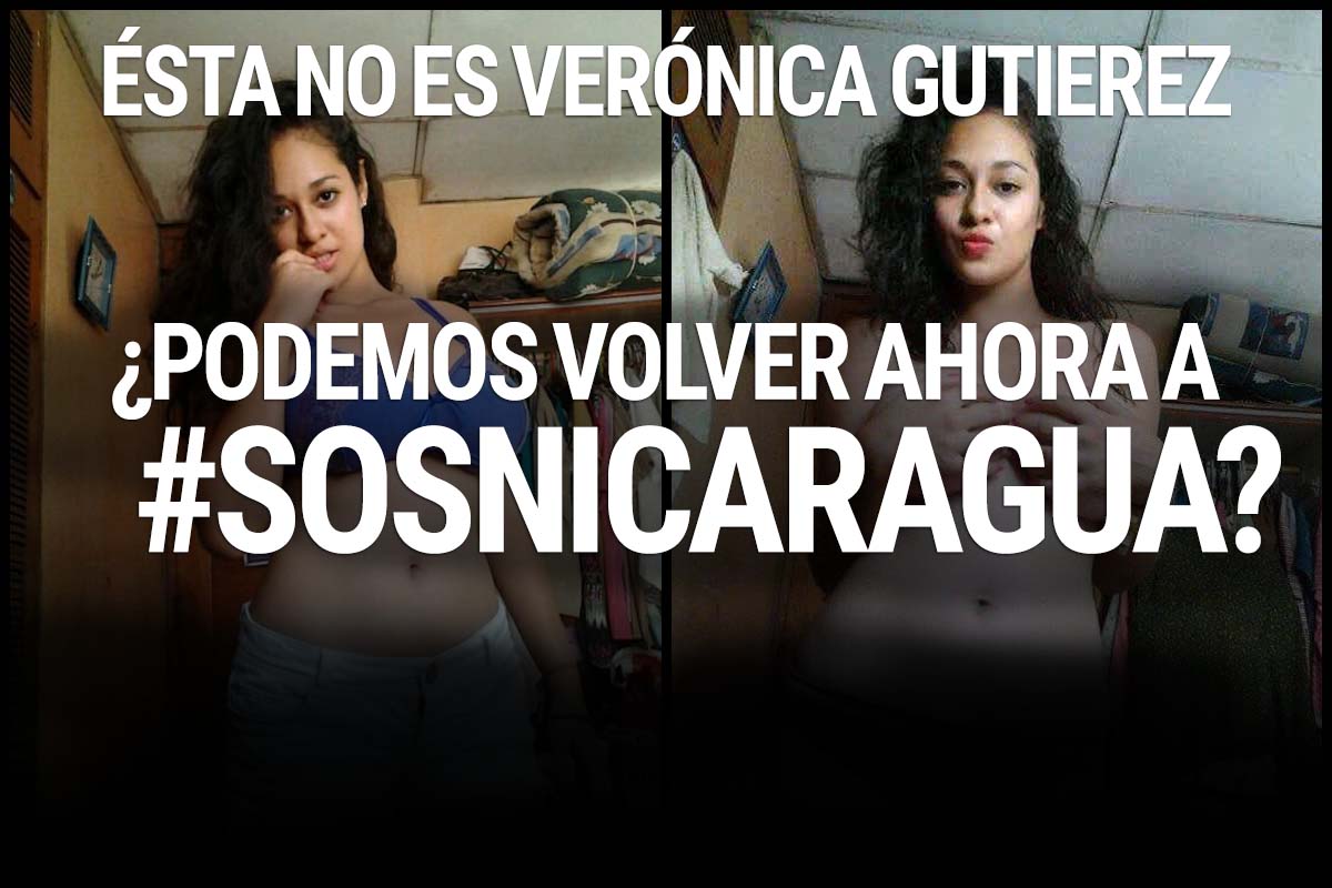 Querida «Reserva Moral», esa no es Verónica Gutierrez. Mejor volvamos a #SOSNicaragua