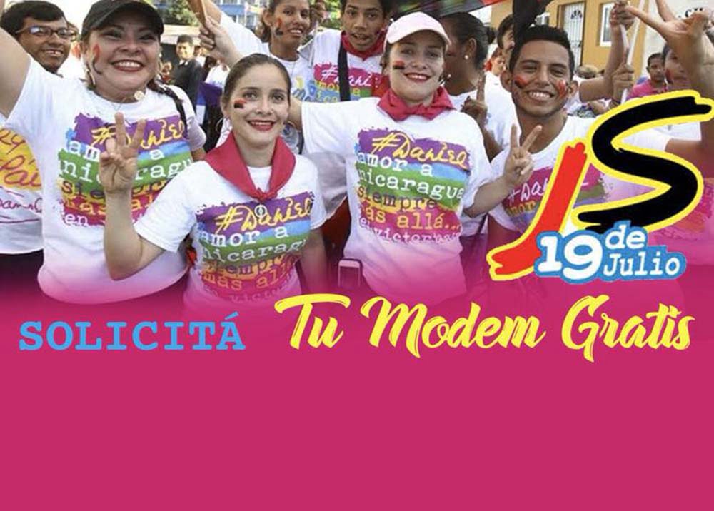 Hoy La Juventud Sandinista Fue A Reclamar Su Modem Solidario