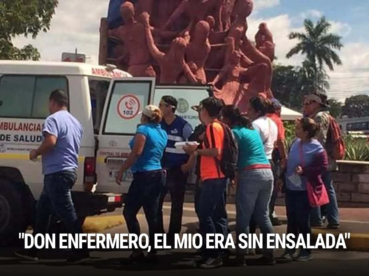 La robadera en Managua no afecta los deliveries en ambulancia para los que andan rotondeando