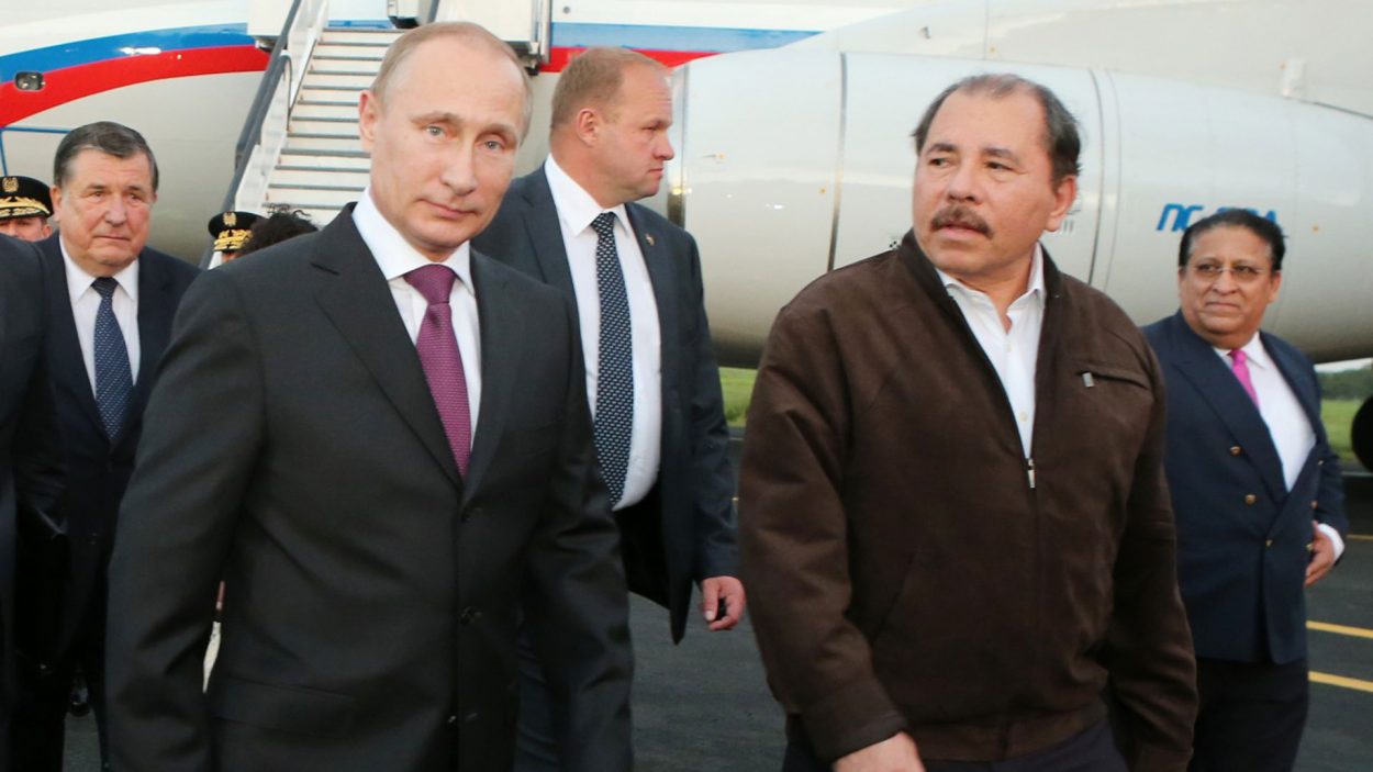 Putin y Daniel Ortega