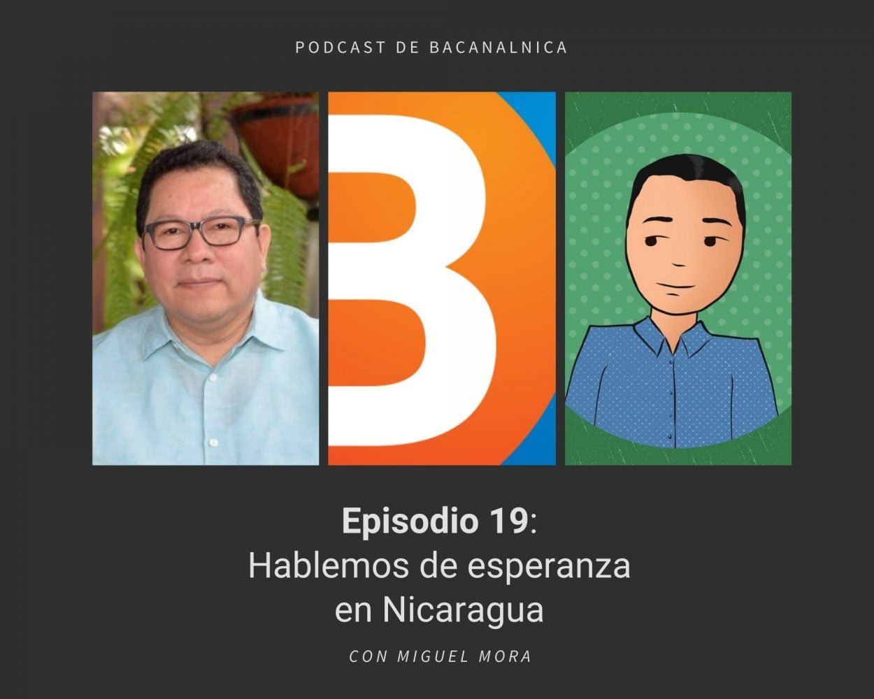 Episodio 19 del podcast de Bacanalnica con Miguel Mora