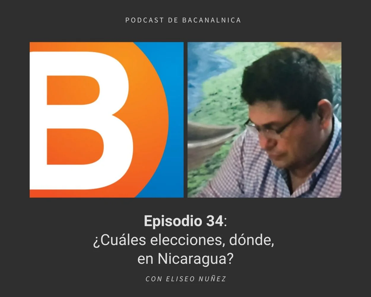 Episodio 34 del podcast de Bacanalnica, con Eliseo Nuñez