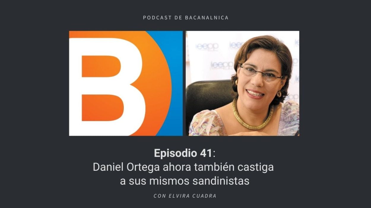 Episodio 41 del podcast de Bacanalnica, con Elvira Cuadra
