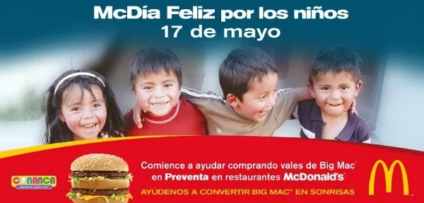 El 17 de Mayo será el McDía Feliz en Nicaragua