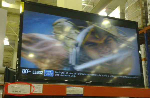 Roncito busca fiador para comprar TV de 80"